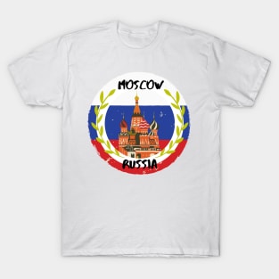 Moscow Russia St. Basil’s Cathedral T-Shirt